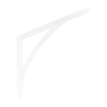 Nábytkové kování WSL 250 konzole s obloukovou vzpěrou 250x200 bílá (10 ks)