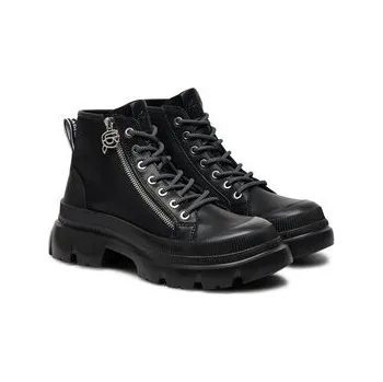 Dámské tenisky KARL LAGERFELD Turistická obuv KL43536 Černá 39