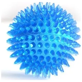 Hračka pro psa Hračka pro psy na čištění zubů s pískátkem | psí balonek na hraní - modrý,S