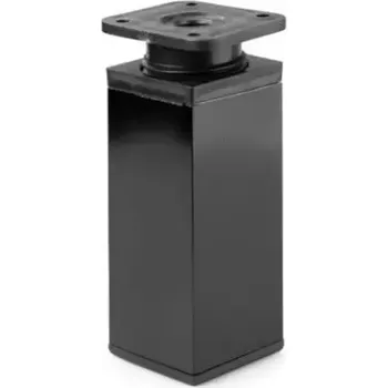 Nábytková nožka PIXIE s rektifikací černá 100 mm