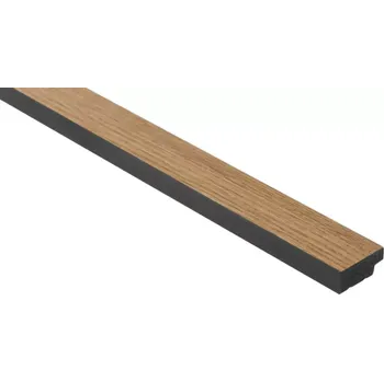 Obklad Mardom Decor Koncový profil k voděodolnému lamelovému panelu (tři lamely) - levý - 2700 x 28 x 12 mm - DUB KLASICKÝ