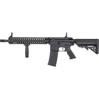 Airsoftová zbraň Specna Arms SA Daniel Defence® MK18 BLOCK 2 (SA-P26 Prime™ Aster II ETU) s bezuhlíkovým motorem - Černá