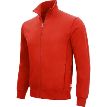 Pánská mikina NITRAS MOTION TEX LIGHT – Pracovní mikina, červená, OEKO-TEX Velikost: 4XL