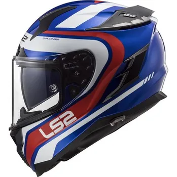 Helma na motorku LS2 Helmets LS2 přilba FF327 Challenger Fusion BLUE/RED - 3XL