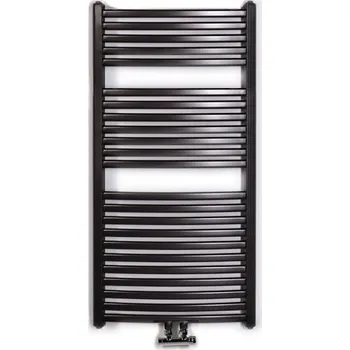 Radiátor Thermal Trend KM 900 x 1233 kombinovaný topný žebřík, středové připojení KM 900/1233 SP antracit/černá Barva: Antracit