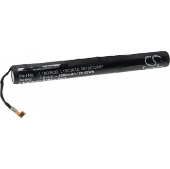 Baterie k notebooku VHBW Baterie pro Lenovo Yoga Tab 3 10 / YT3-X50 / YT3-X50M, 8200 mAh