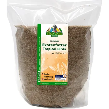 Krmivo pro ptáka 2x4kg Hugro základní směs pro exoty - výhodné balení