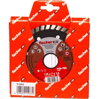 Řezný kotouč Fischer Diamantový kotouč celoobvodový FCD-TES 115x1,9x22,23 turbo 512862