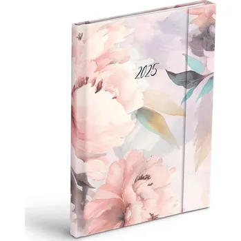 Diář MFP T805 Lamino 1 s magnetem A5 týdenní 2025 květy