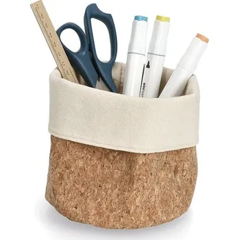 chlebník Zeller Present Malý úložný korkový košík na pečivo, KOREK, pr. 13x13