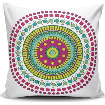 Povlečení ASIR Povlak na polštář MANDALA-38 bílá mandala