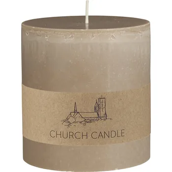 Svíčka Ib Laursen Svíčka Church Rustic Linen 10 cm