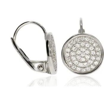 Náušnice Zlatnictví Helios Náušnice bílé zlato na patenty