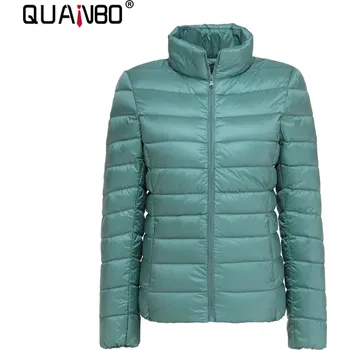 Dámská parka Dámská teplá bunda na zip Barva: Světle zelená, Velikost: 3XL