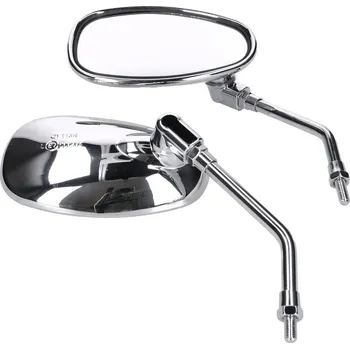 Zrcátko pro motocykl 101_Octane Zrcátka Oval chrom - sada IP40392