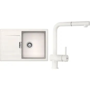 Kuchyňský dřez Set Schock S6-2 (dřez Mono D-100 Polaris + baterie Epos.120 Polaris)