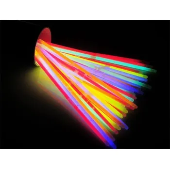 Náramek Náramek, mix barev, svítící ve tmě, plastový, 100 ks
