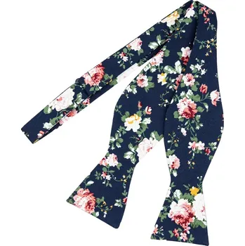 Motýlek Bubibubi Tmavomodrý vázací motýlek Lauren