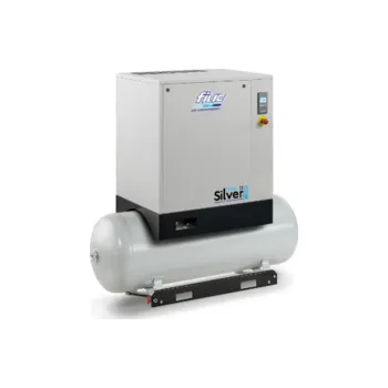 Kompresor Šroubový kompresor Fiac NEW SILVER 10, Tlaková verze - max. tlak 8 Bar (1038 l/min), Tlaková nádoba bez nádoby, Sušička vzduchu - kondenzační bez sušičky