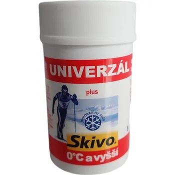 Lyžování Acra Skivo vosk běžecký UNI červený 0°C plus 40 g