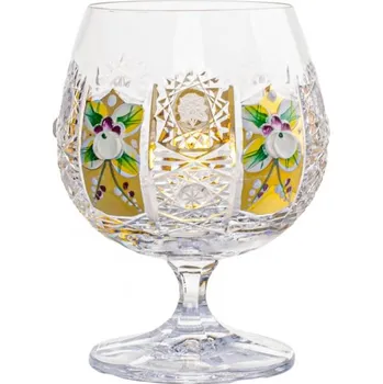 Sklenice Bohemia Crystal 250 ml 6 ks Zlacené