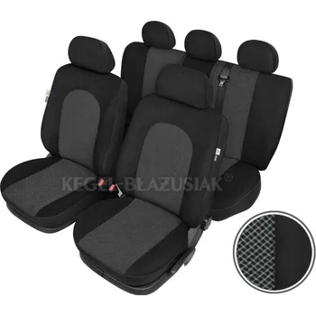 Potah sedadla Autopotah ATLANTIC air bag cerne