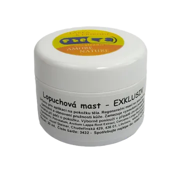 Bylinná léčivá mast Tinktur - Lopuchová mast - EXKLUSIV 3x kelímek 30 ml. (Mastička Lopuch kořen)