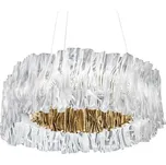 SLAMP ACRSM00GLD01T30NMTEU Accordéon, designové svítidlo se zlatou, 52W 3000K stmívatelné, prům. 57cm