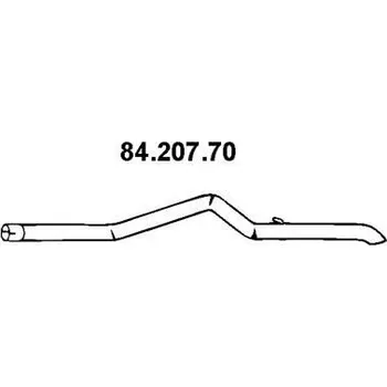 Výfuková trubka EBERSPÄCHER Výfuková trubka ESR 84.207.70