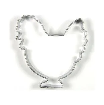 Velikonoční dekorace Vykrajovačka nerez slepička 60x60mm CZ