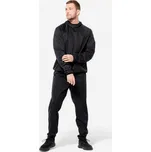 DOMYOS Sportovní souprava s kapucí Performance se sauna efektem L ČERNÁ