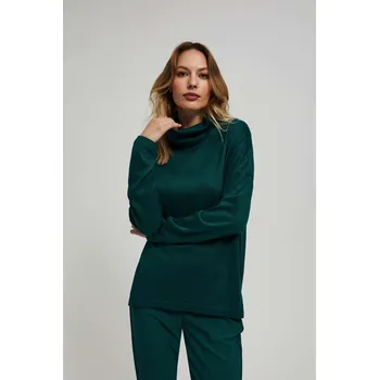 Halenka s volným rolákem Marisse tyrkysová | zelená 2513308