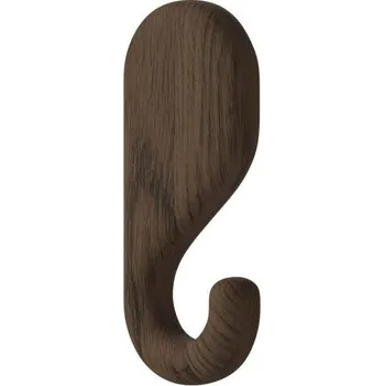 Věšák Bolia Nástěnný věšák Nob 11.5 cm, dark oiled oak