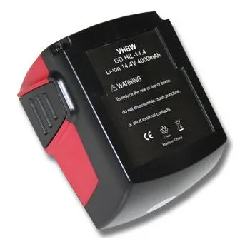 VHBW Baterie pro Hilti B144, 14.4 V, 4.0 Ah