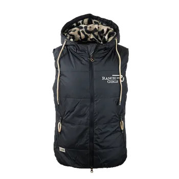 Dámská vesta RANCHGIRLS Dámská vesta pro.tec.you "PAM" black/leo Barva: Černá, Velikost: L