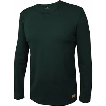 Pánské tričko, dlouhý rukáv KOPUN 901 tm.zelená M