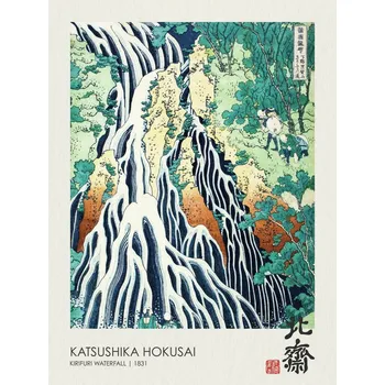 Plakát Plakát, Obraz - Kirifuri Waterfall (1831), Katsushika Hokusai