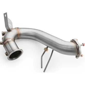 Výfuková trubka RM Motors Downpipe AUDI A7 Sportback 3.0 TDI + tepelný štít S tlumičem: Ne, Catalytic Converter: without, Tepelný štít:: Ne