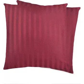 Dekorativní polštářek Povlak na polštářek 40x40 cm Damašek WINE RED 2 ks