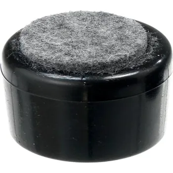 Jídelní židle Plastová koncovka s filcem, vnější, ø22 mm