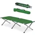 Zahradní lehátko Kempingová postel skládací 190 x 70,5 x 40,5 cm zelená