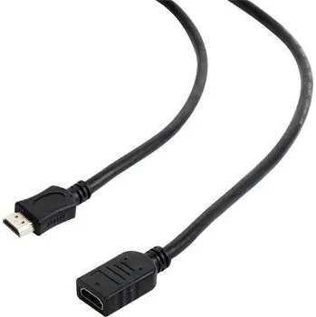 Video kabel Kabel HDMI-HDMI M/F 1,8m, 1.4, prodlužovací černý