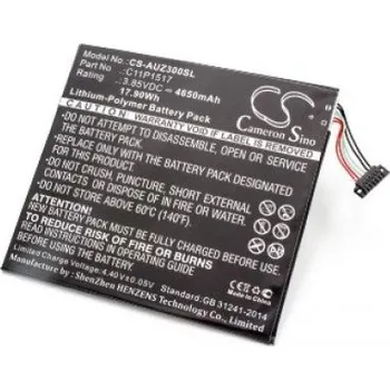 Baterie k notebooku VHBW Baterie pro Asus Zenpad 10 / Z300M, 4650 mAh