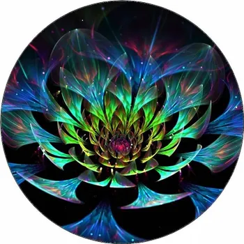Přisada na vaření a pečení Jedlý papír mandala kaleidoskop 19,5 cm