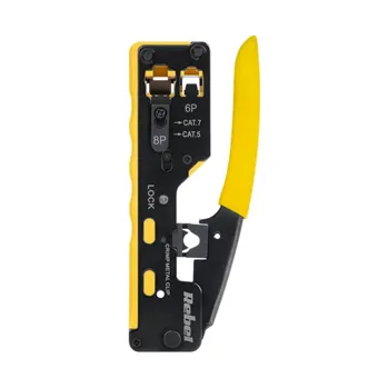 Krimpovací kleště Krimpovací kleště REBEL RB-1006, RJ45, RJ11