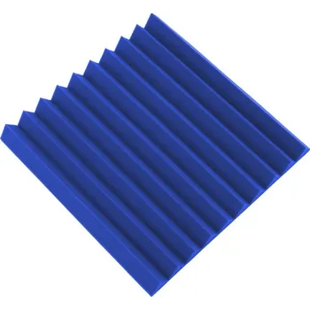 akustická pěna ProfiGaráž Akustický panel - klín 50x50x5cm modrá