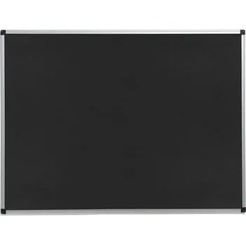 Nástěnka MARIA, 1200x900 mm, černá, hliníkový rám