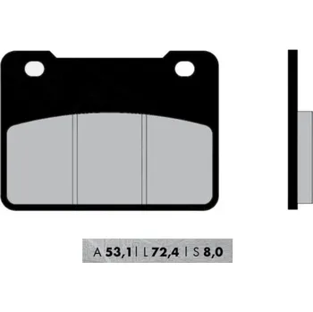 Brzda pro motocykl Novascoot Brzdové destičky 3470 Maxsym přední organické FT3174