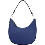 Elegantní dámská kožená kabelka přes rameno Priff, modrá