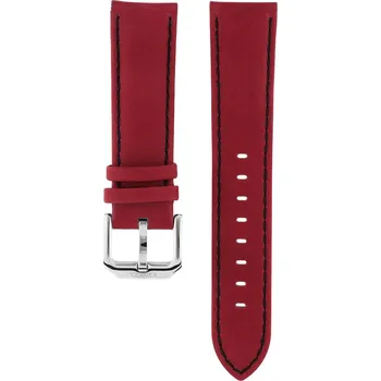 Řemínek na hodinky RB.13055 (22 mm) - červený/černý - PRIM Retro Automatic - RB.13055.2220.2090.L